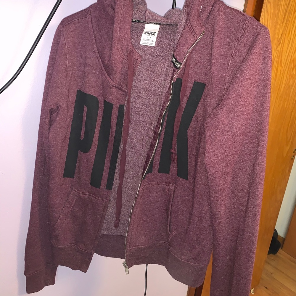PInk Zipper Sweater